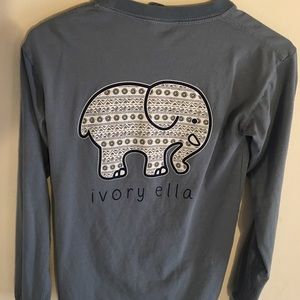 ⭐️Ivory Ella blue perfect fit long sleeve xxs ⭐️